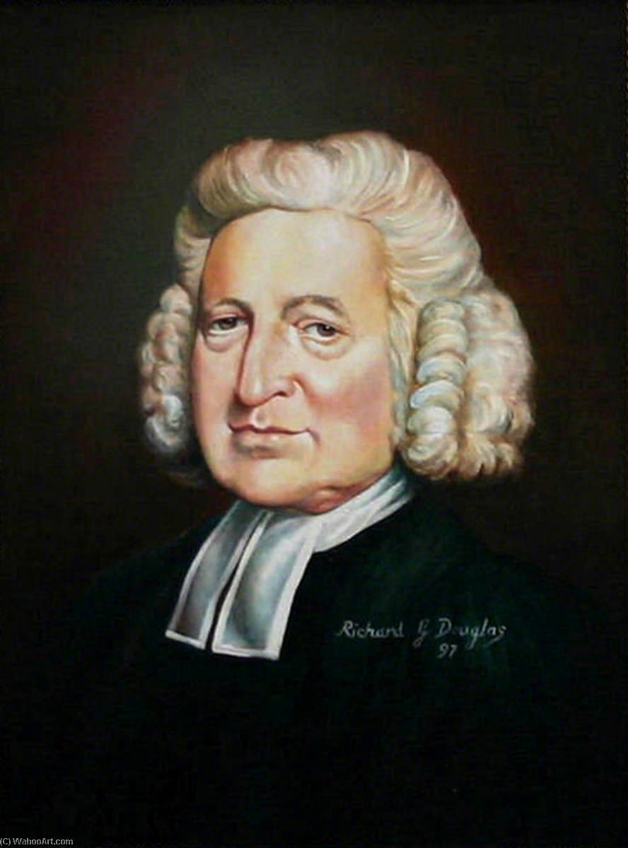 Wikioo.org - The Encyclopedia of Fine Arts - Painting, Artwork by Richard Gilmore Douglas - Charles Wesley (1707–1788), Epworth (after John Russell)