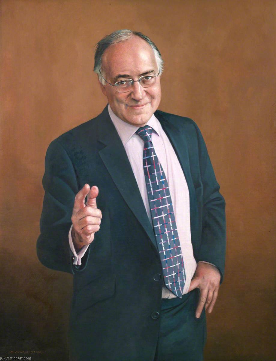 Wikioo.org - The Encyclopedia of Fine Arts - Painting, Artwork by Richard Stone - The Right Honourable Michael Howard