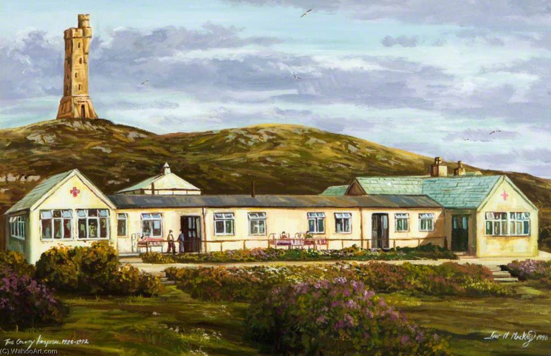 Wikioo.org - The Encyclopedia of Fine Arts - Painting, Artwork by Ivor M Mackay - The County Hospital (1920–1992)