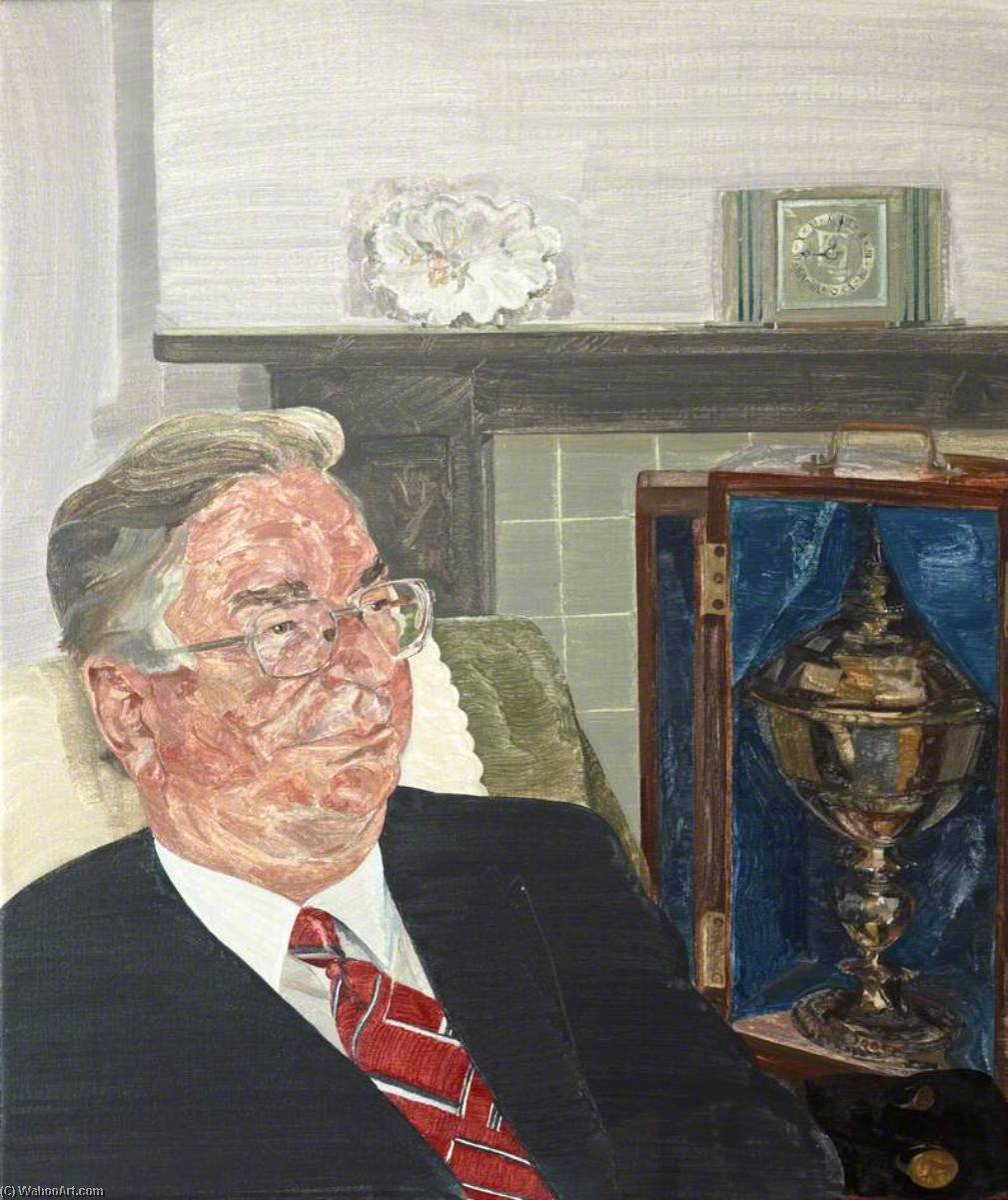 Wikioo.org - The Encyclopedia of Fine Arts - Painting, Artwork by Humphrey Ocean - Professor Sir David Williams (1930–2009), President of Wolfson College (1980–1992)