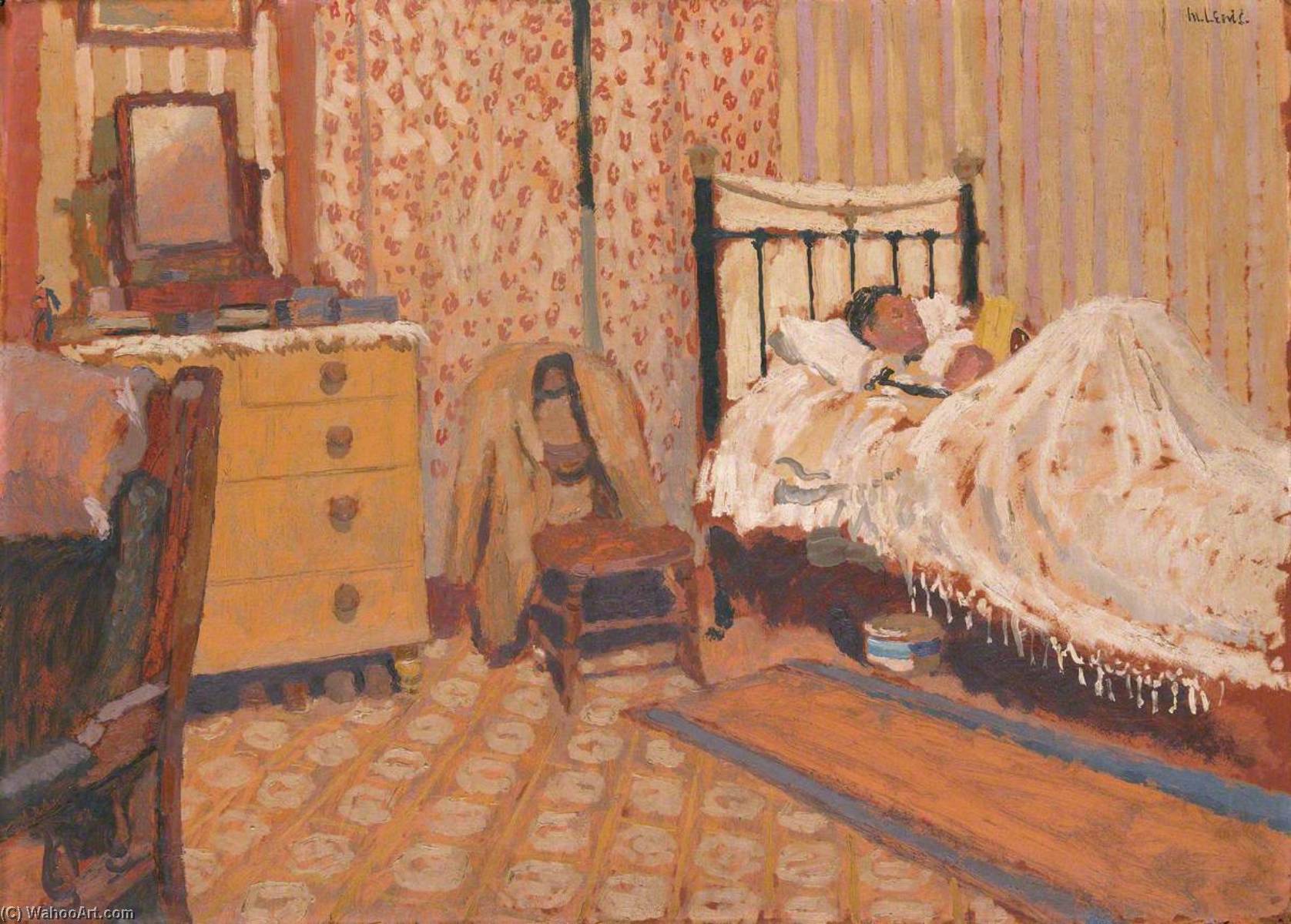 Wikioo.org - The Encyclopedia of Fine Arts - Painting, Artwork by Edward Morland Lewis - Working Man's Bedroom