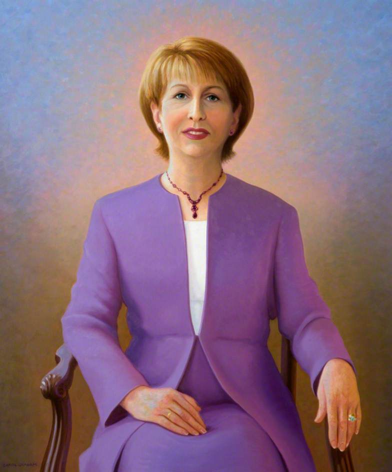 Wikioo.org - The Encyclopedia of Fine Arts - Painting, Artwork by Carol Graham - President Mary McAleese (b.1951)