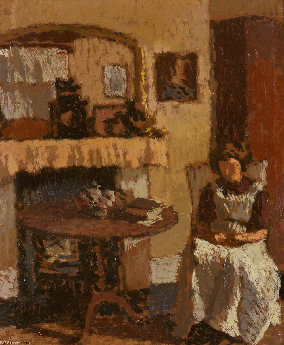Wikioo.org - The Encyclopedia of Fine Arts - Painting, Artwork by Edward Morland Lewis - The Sitting Room