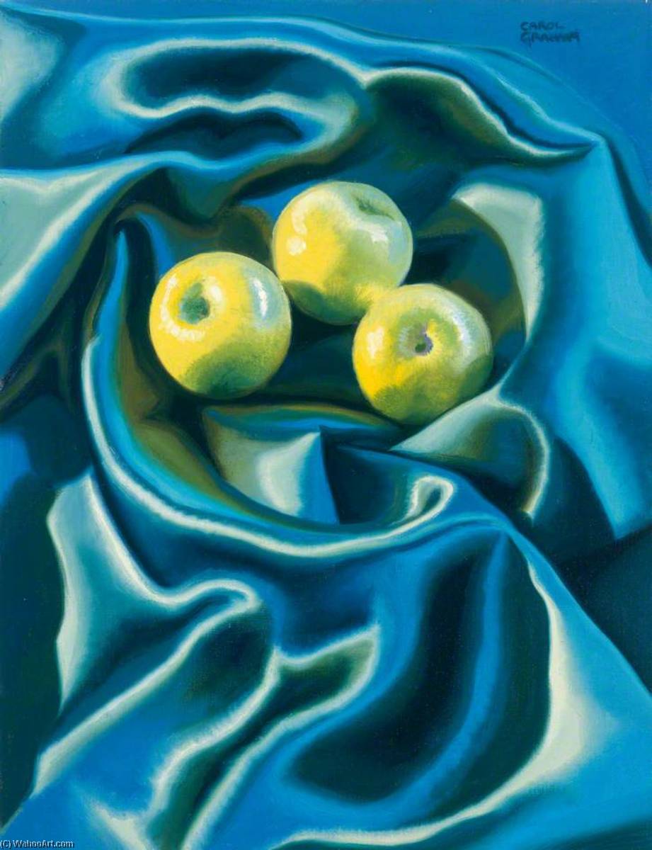 Wikioo.org - The Encyclopedia of Fine Arts - Painting, Artwork by Carol Graham - Still Life with Apples
