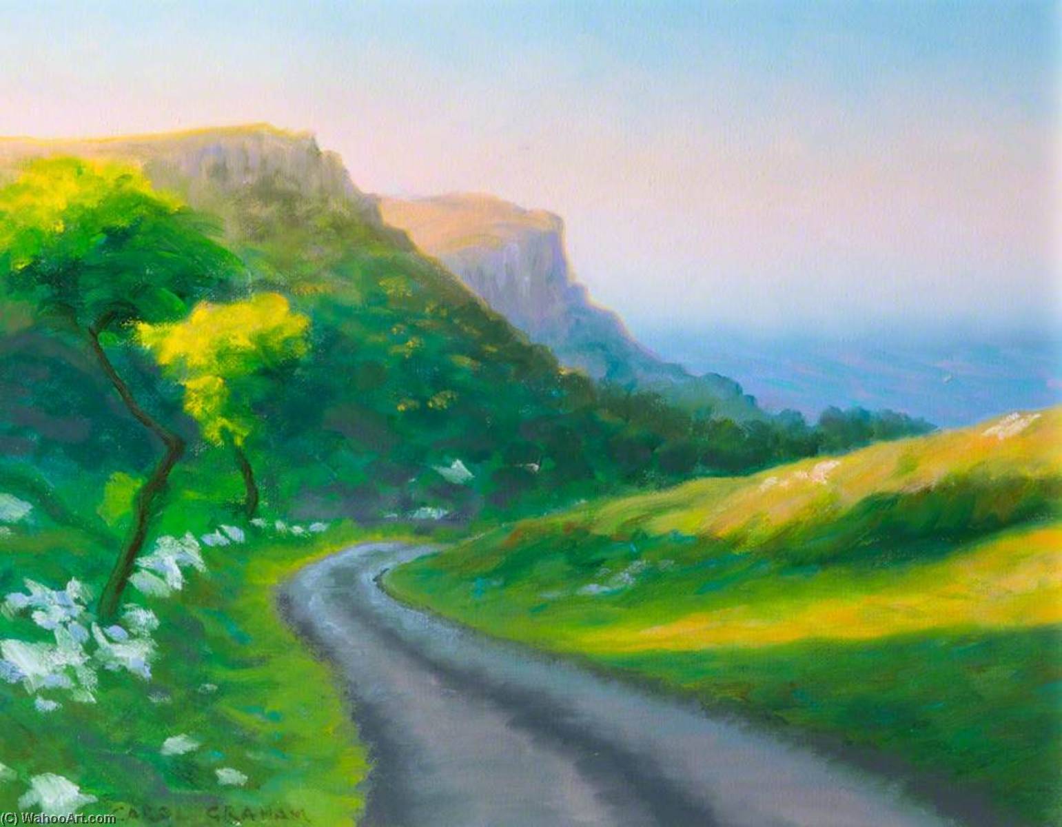 Wikioo.org - The Encyclopedia of Fine Arts - Painting, Artwork by Carol Graham - Murlough in Spring
