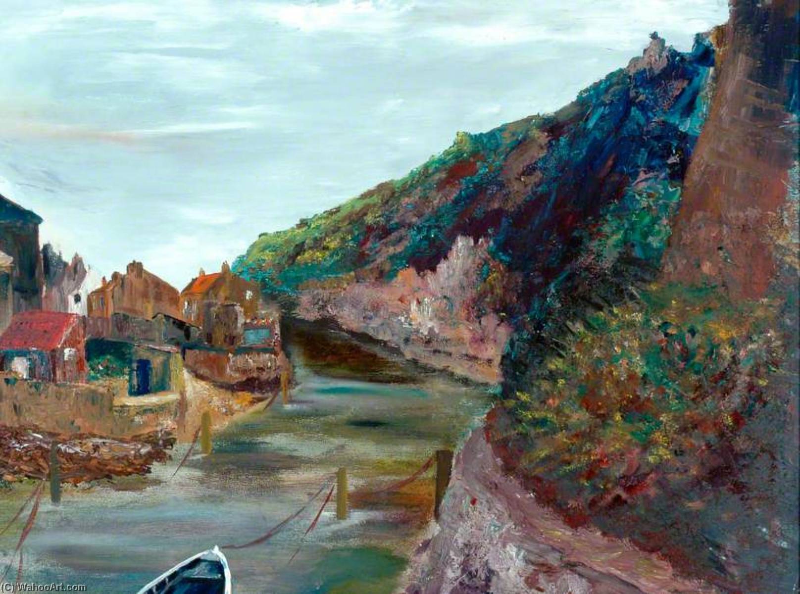 Wikioo.org - The Encyclopedia of Fine Arts - Painting, Artwork by Philip Toft - Staithes V