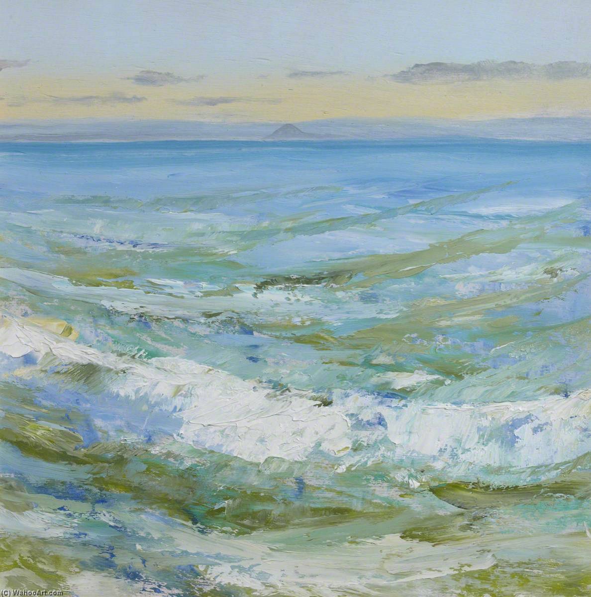 Wikioo.org - The Encyclopedia of Fine Arts - Painting, Artwork by Robert Wemyss Innes - Surf Study