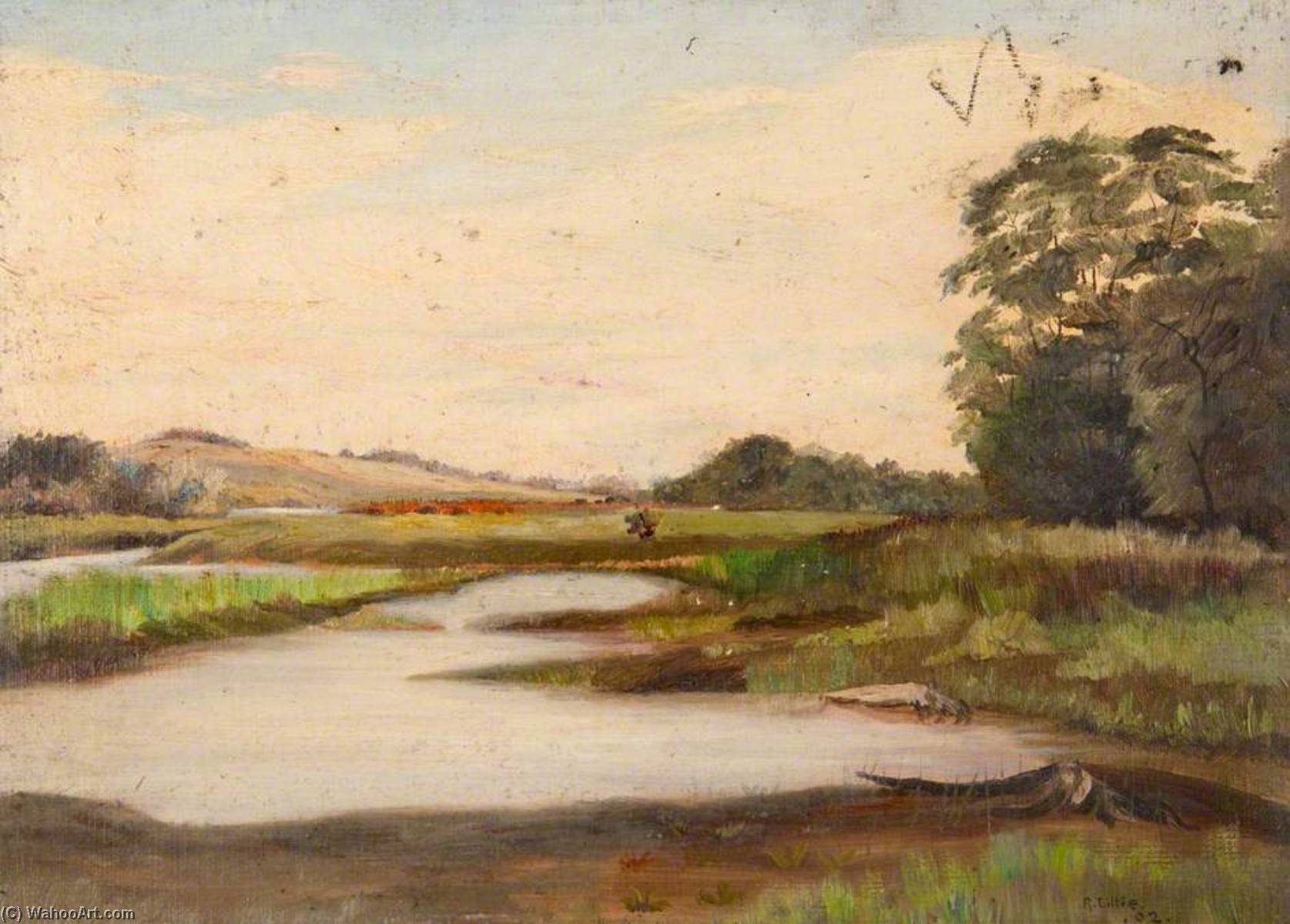 Wikioo.org - The Encyclopedia of Fine Arts - Painting, Artwork by Robert Lillie - Bishop's Loch, Gartcosh