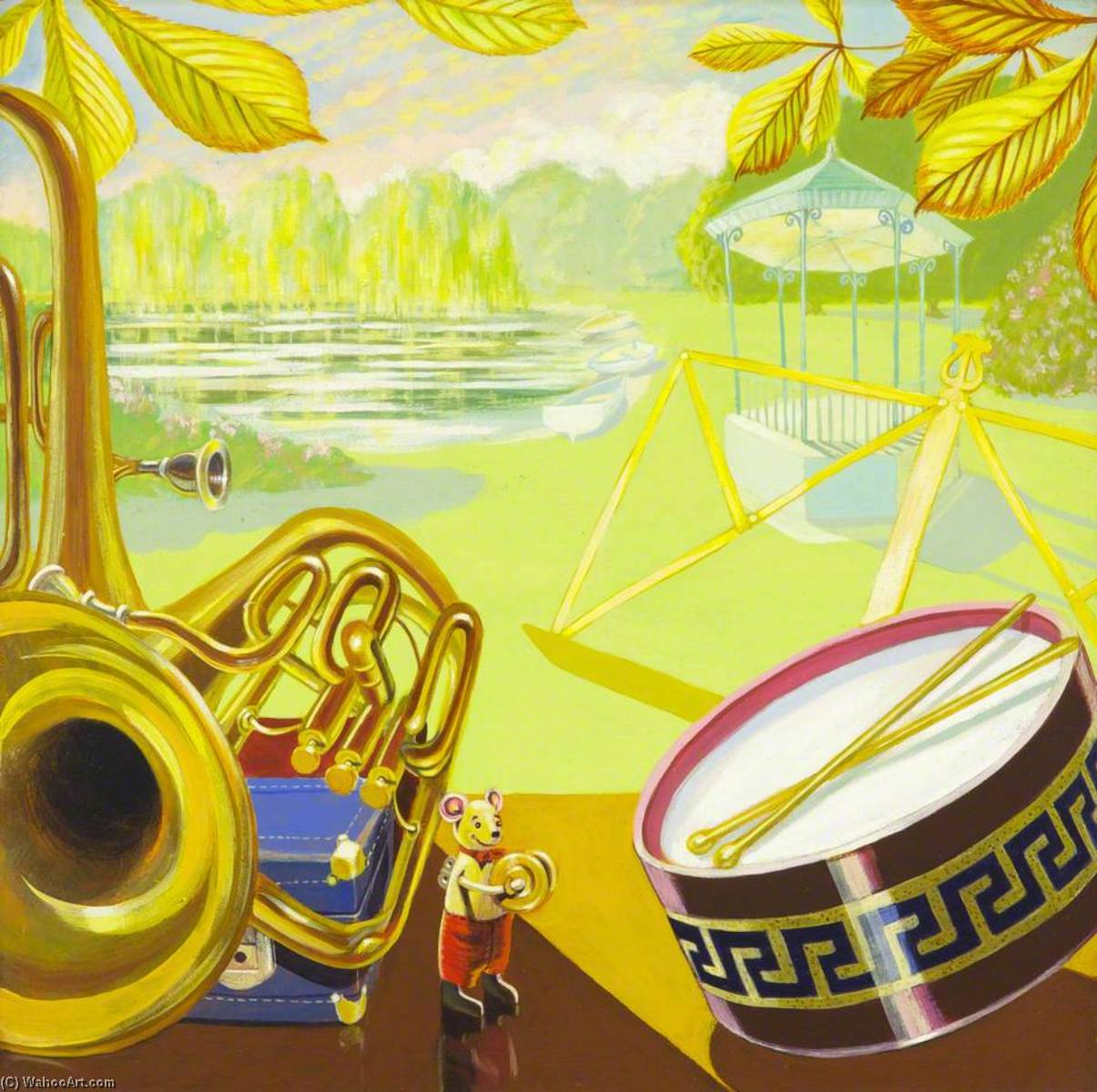 Wikioo.org – L'Enciclopedia delle Belle Arti - Pittura, Opere di Anna Todd - il suono di  la musica