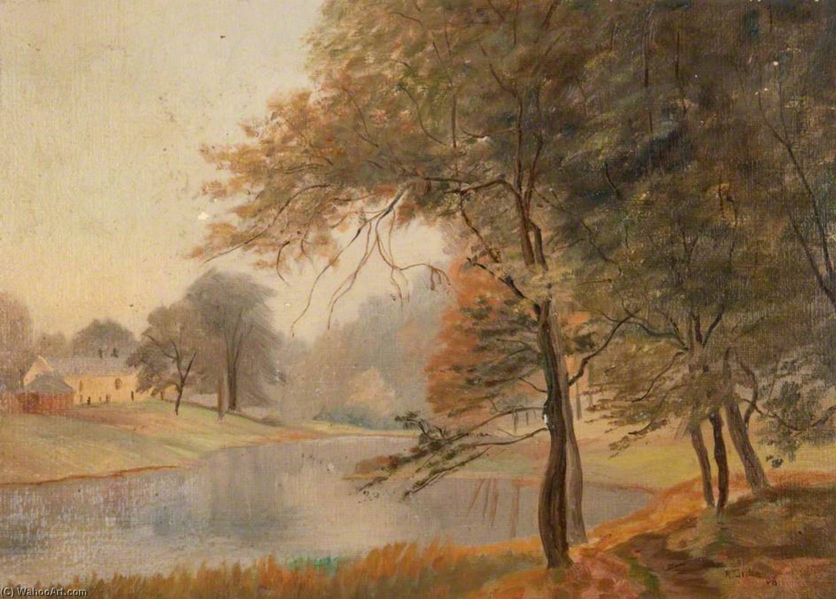 Wikioo.org - The Encyclopedia of Fine Arts - Painting, Artwork by Robert Lillie - Craigton Loch, Milngavie