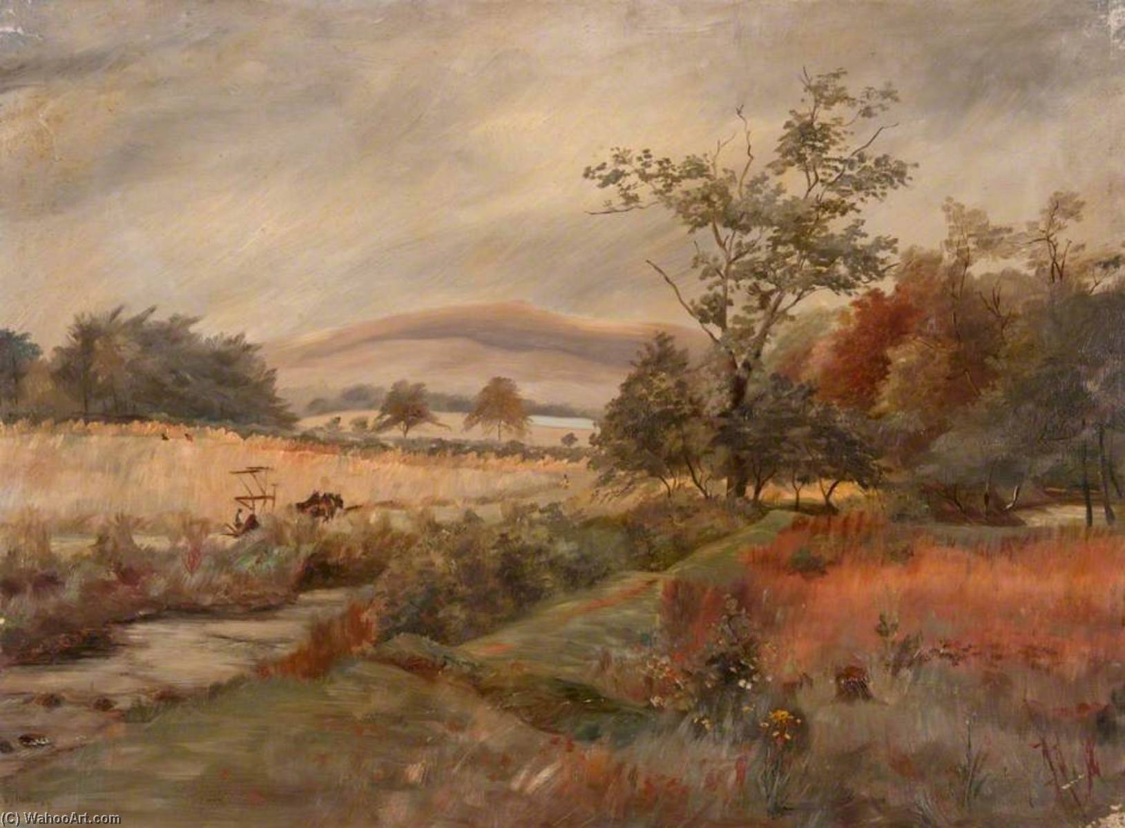 Wikioo.org - The Encyclopedia of Fine Arts - Painting, Artwork by Robert Lillie - At Old Curling Pond, Milngavie