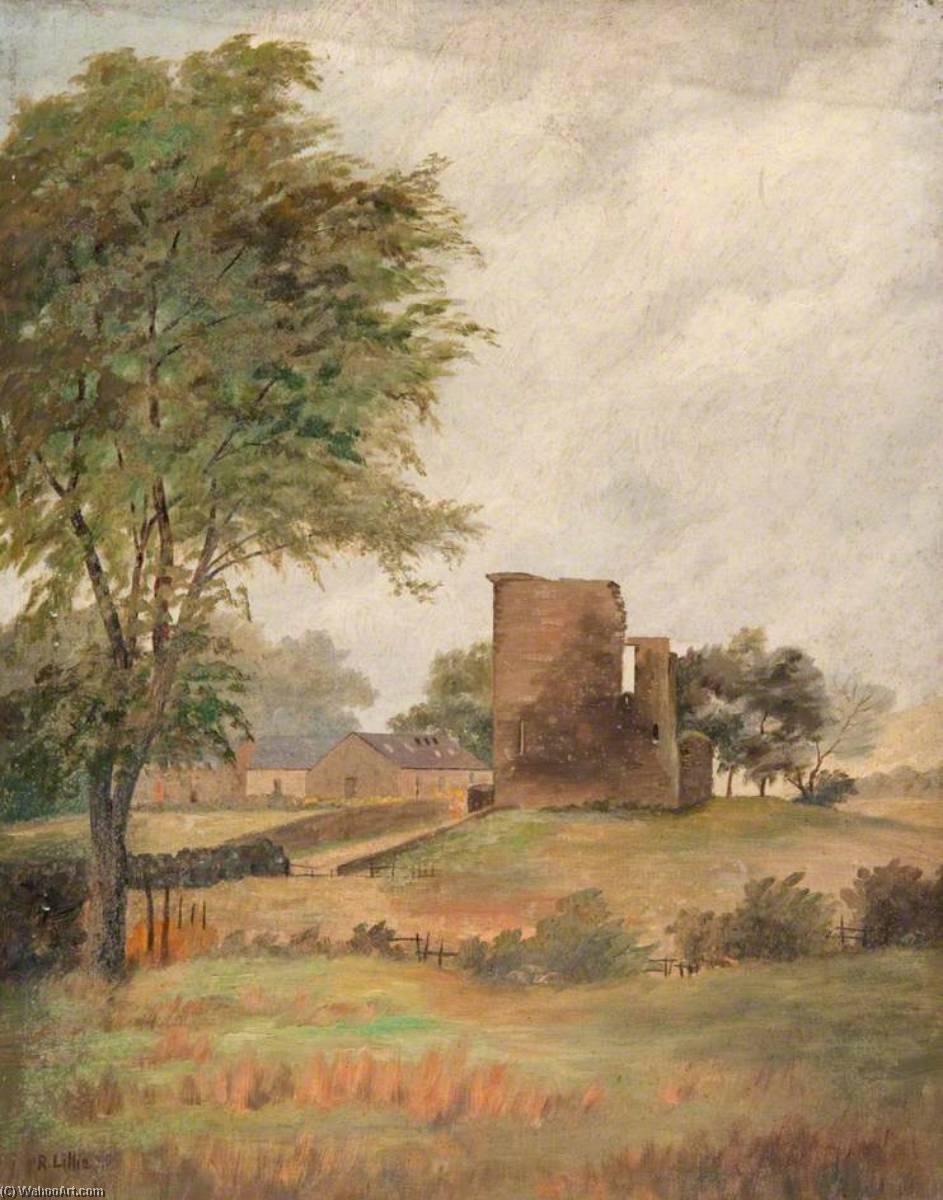 Wikioo.org - The Encyclopedia of Fine Arts - Painting, Artwork by Robert Lillie - Badenheath Castle, Mollinsburn