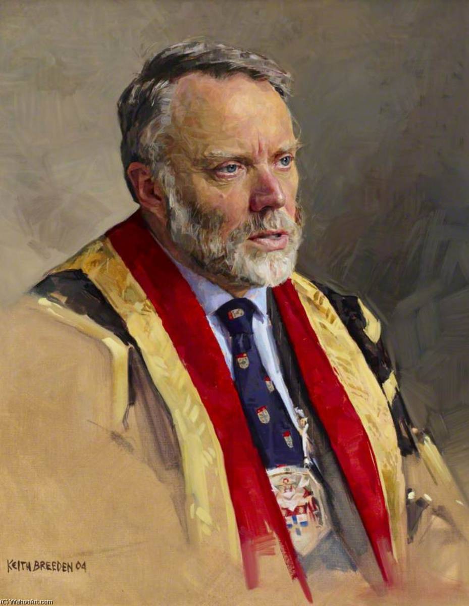 Wikioo.org - The Encyclopedia of Fine Arts - Painting, Artwork by Keith Breeden - Professor Peter Hutton, President of the Royal College of Anaesthetists (2000–2003)