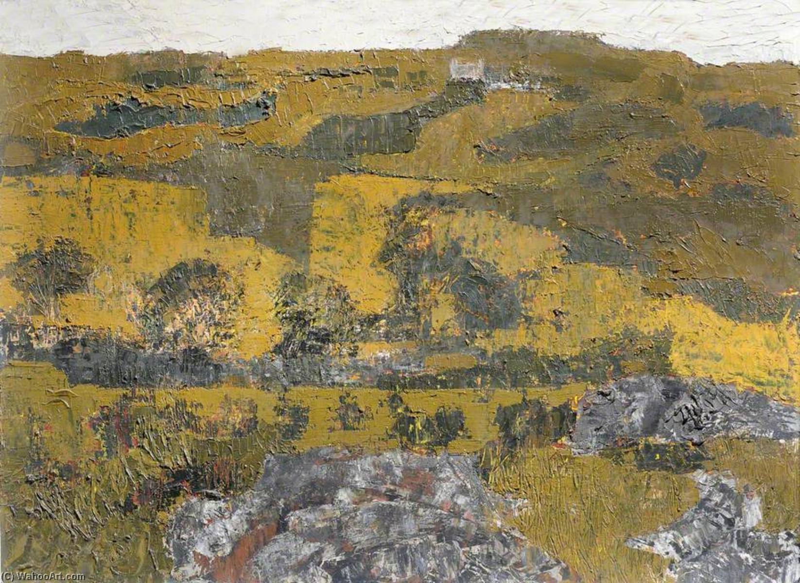 Wikioo.org - The Encyclopedia of Fine Arts - Painting, Artwork by Gwilym Prichard - A Farm in Anglesey
