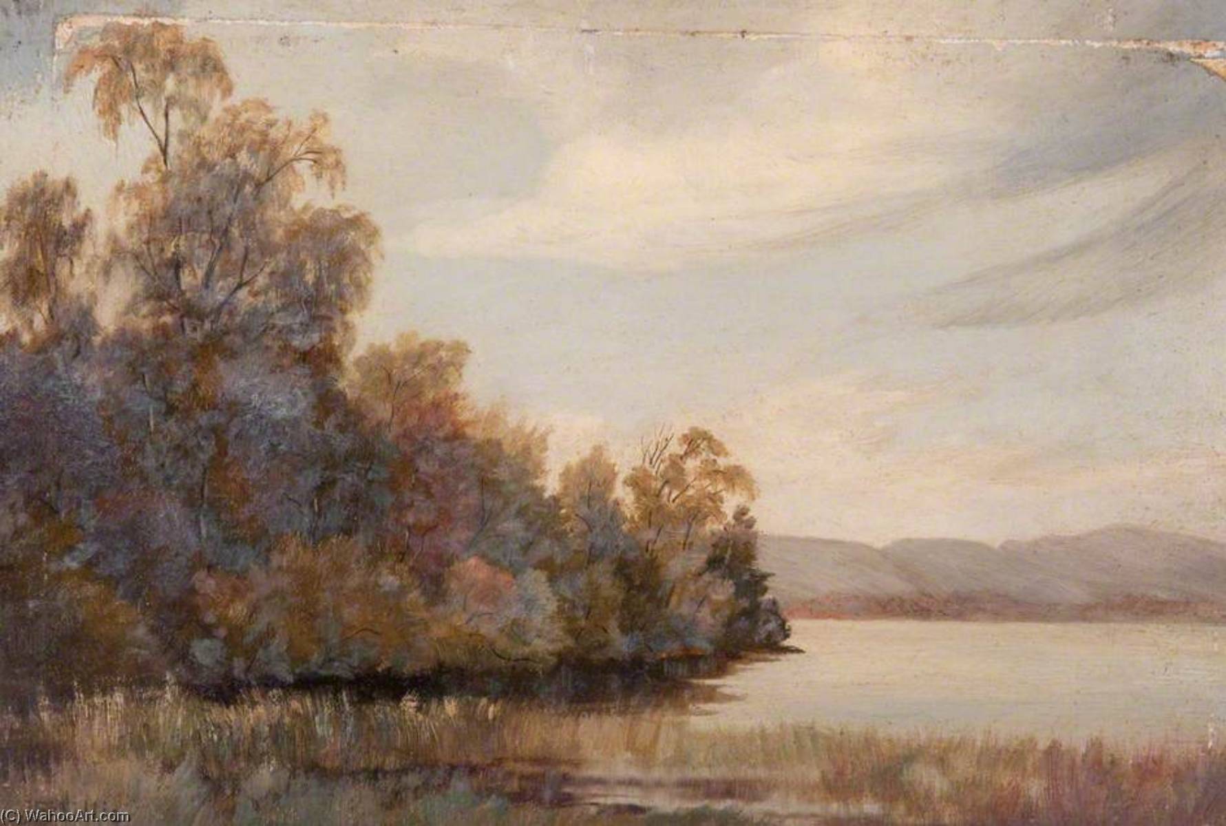 Wikioo.org - The Encyclopedia of Fine Arts - Painting, Artwork by Robert Lillie - Loch Achilty, Strathpeffer