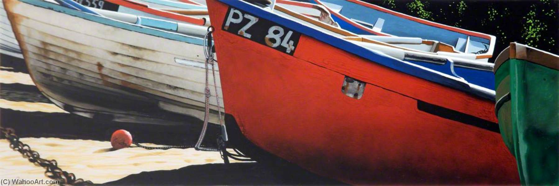 WikiOO.org - Enciclopedia of Fine Arts - Pictura, lucrări de artă Andrew Potter - Single Boat