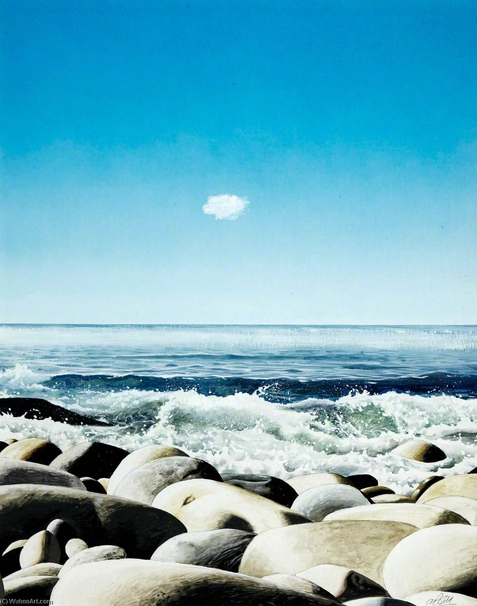 WikiOO.org - Enciclopedia of Fine Arts - Pictura, lucrări de artă Andrew Potter - Seascape Triptych (centre panel)