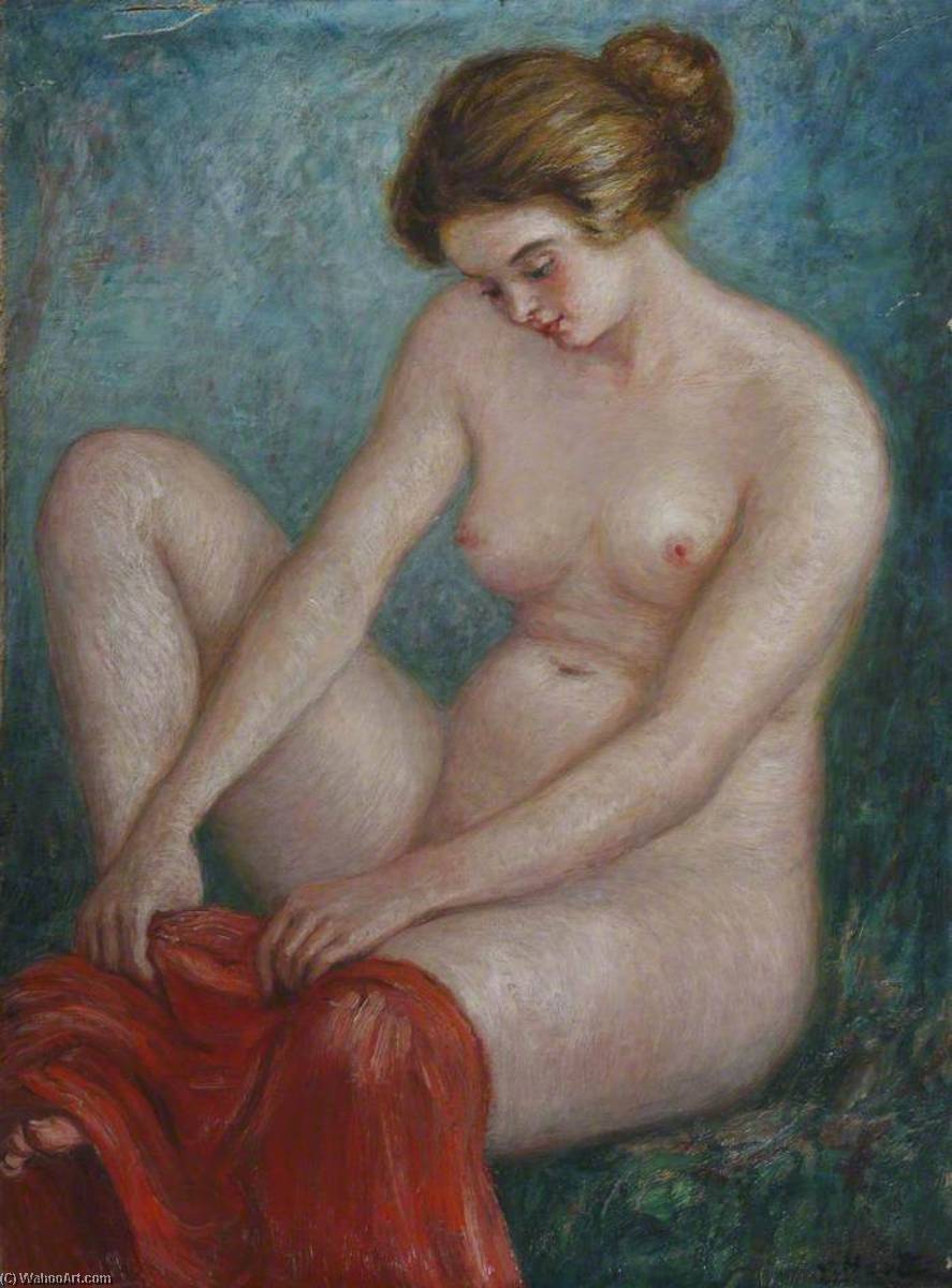 Wikioo.org - Encyklopedia Sztuk Pięknych - Malarstwo, Grafika Georges Van Houten - Lady Dressing