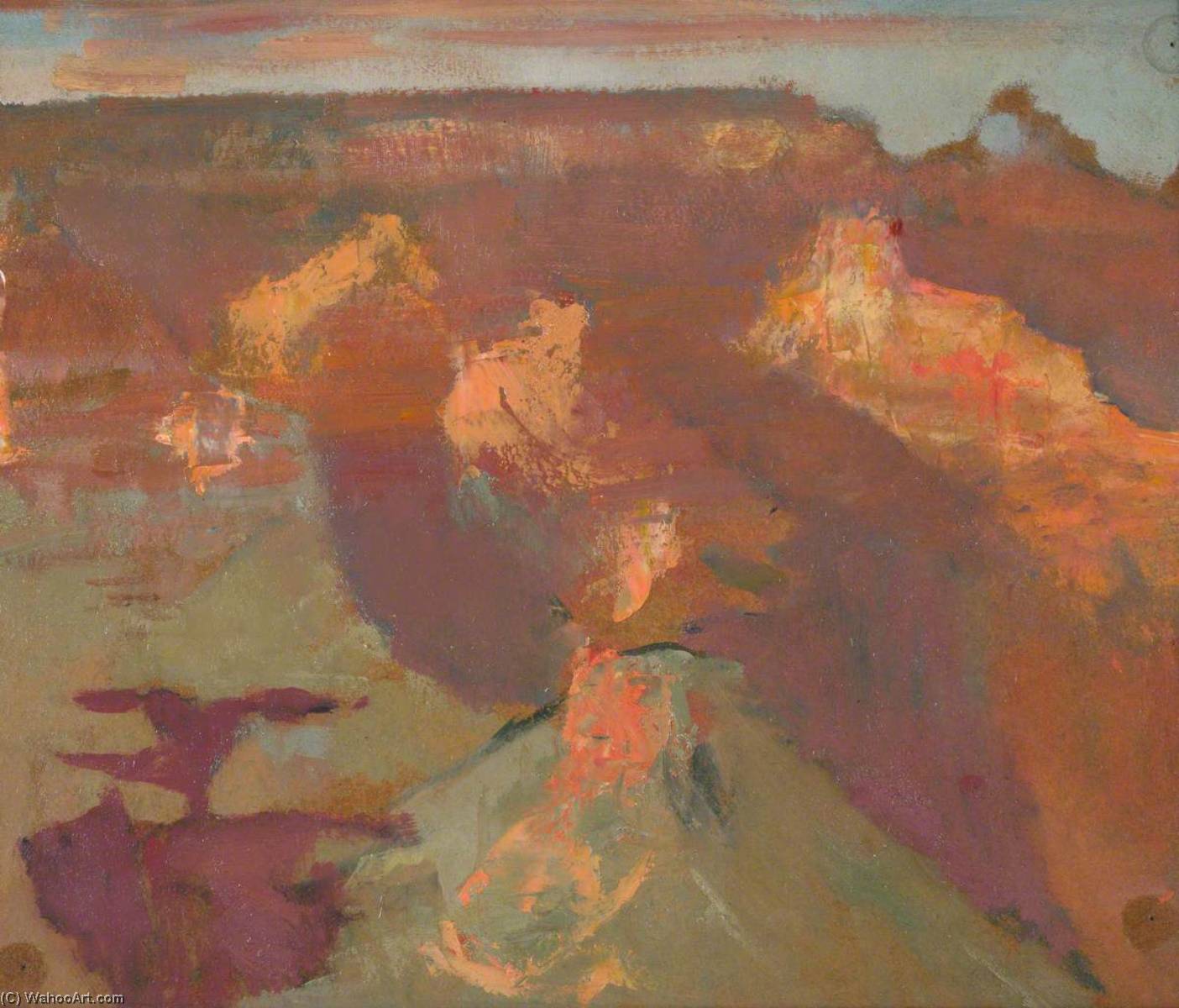 Wikioo.org - The Encyclopedia of Fine Arts - Painting, Artwork by Gerald Festus Kelly - Grand Canyon