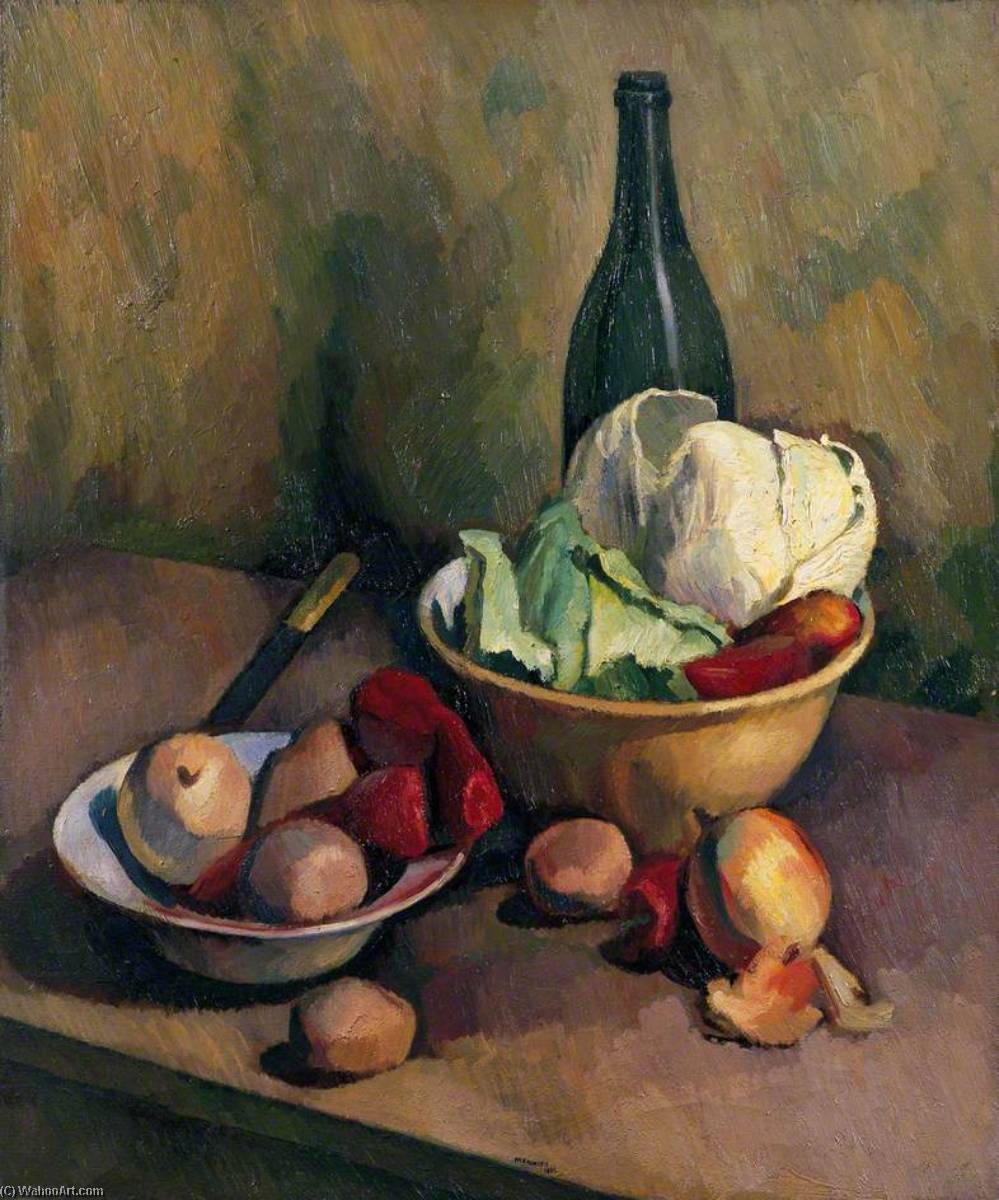 Wikioo.org - The Encyclopedia of Fine Arts - Painting, Artwork by Bernard Meninsky - Still Life