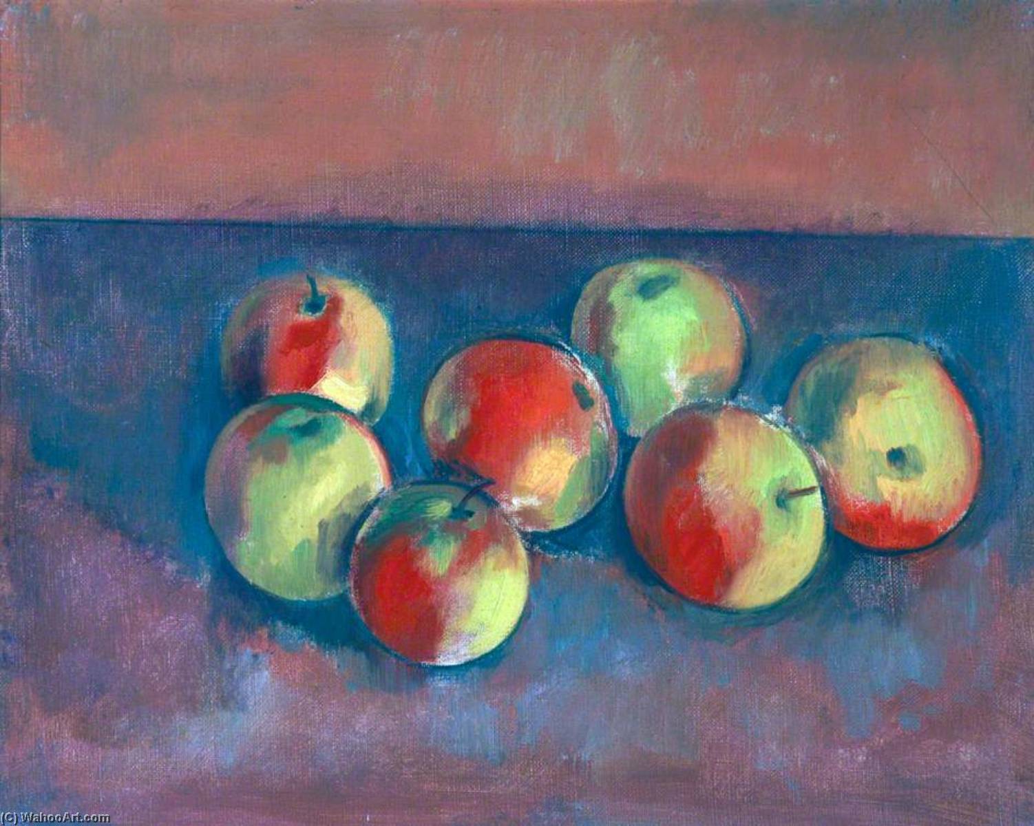 Wikioo.org - The Encyclopedia of Fine Arts - Painting, Artwork by Bernard Meninsky - Still Life with Apples