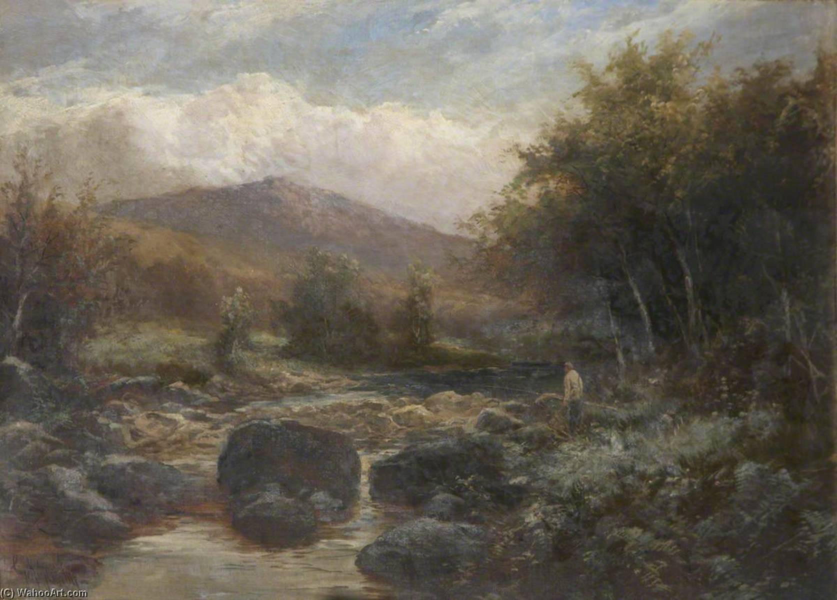 Wikioo.org - The Encyclopedia of Fine Arts - Painting, Artwork by George Henry Jenkins - Near Sheepstor on the Borders of Dartmoor