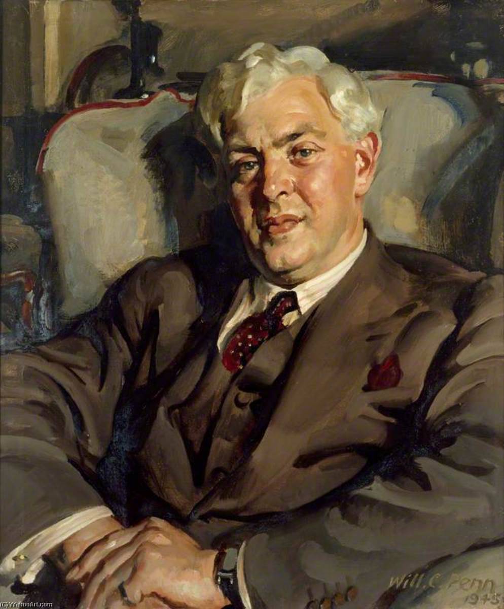 Wikioo.org - The Encyclopedia of Fine Arts - Painting, Artwork by William Charles Penn - George Cyril Allen (1900–1982), Professor of Political Economy
