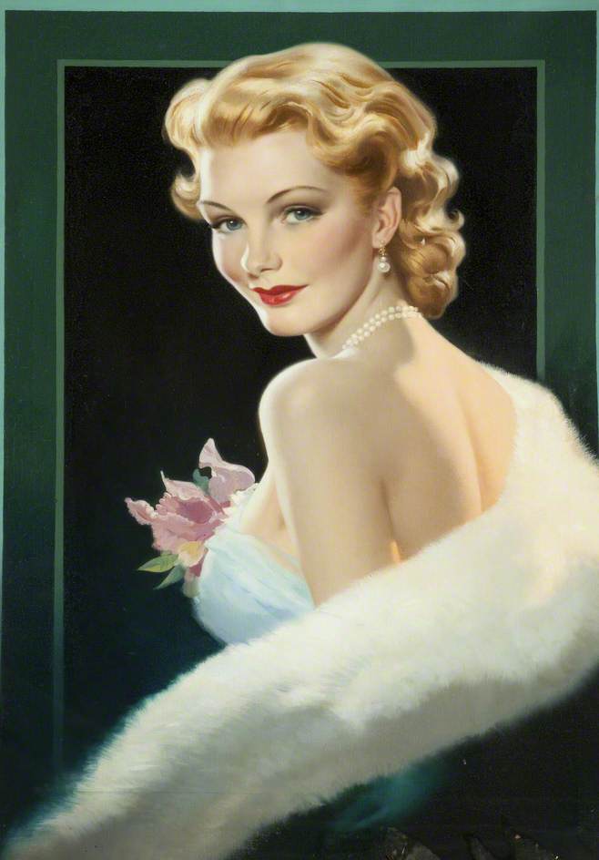 Wikioo.org - Encyklopedia Sztuk Pięknych - Malarstwo, Grafika Walter Lambert - She's a Leyland Lady, 1953