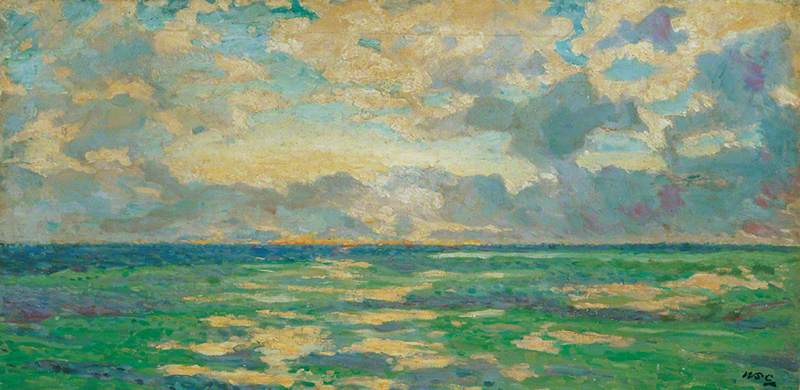Wikioo.org - The Encyclopedia of Fine Arts - Painting, Artwork by Winston Spencer Churchill - Daybreak at Cassis