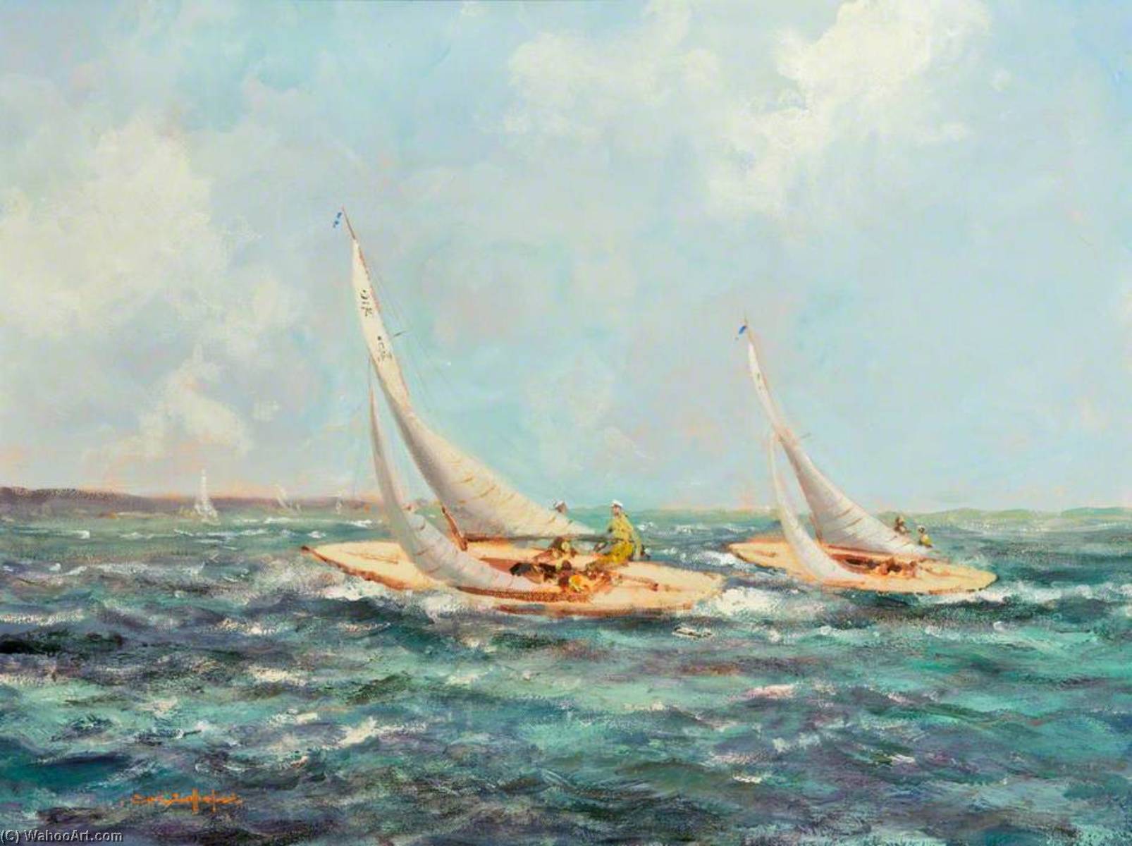 Wikioo.org - The Encyclopedia of Fine Arts - Painting, Artwork by George K Gillespie - Strangford