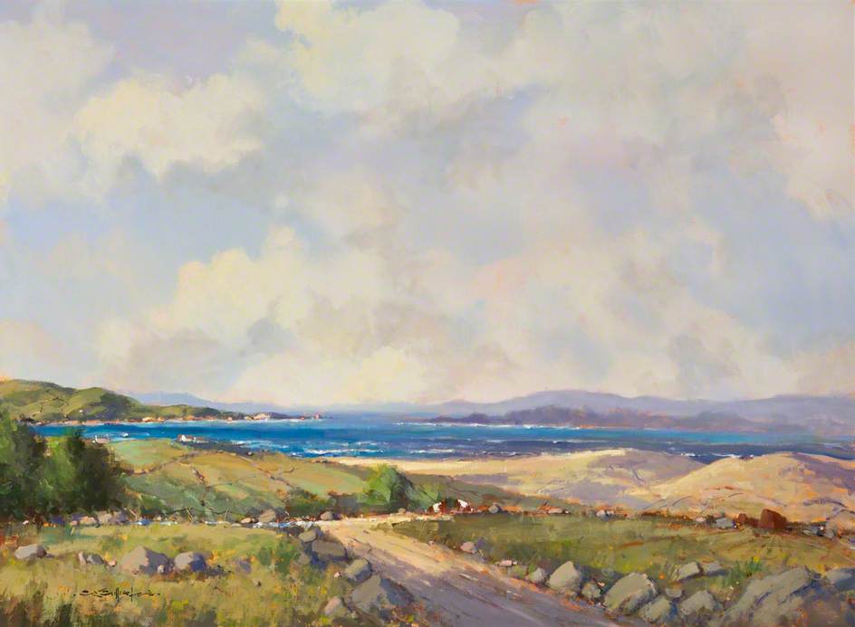 Wikioo.org - The Encyclopedia of Fine Arts - Painting, Artwork by George K Gillespie - Antrim Coast near Portrush