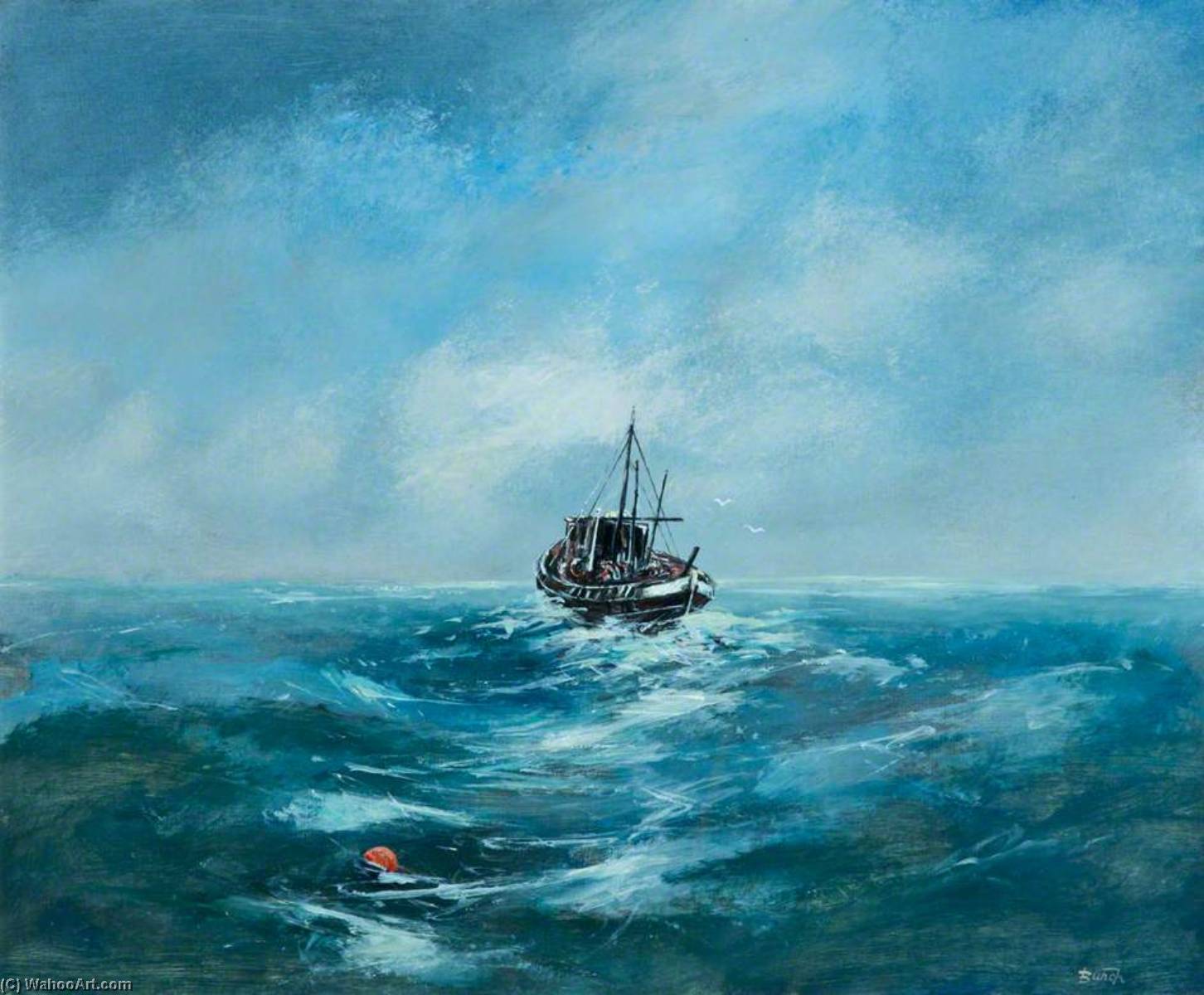 WikiOO.org - Encyclopedia of Fine Arts - Maalaus, taideteos Lawson Burch - Trawler