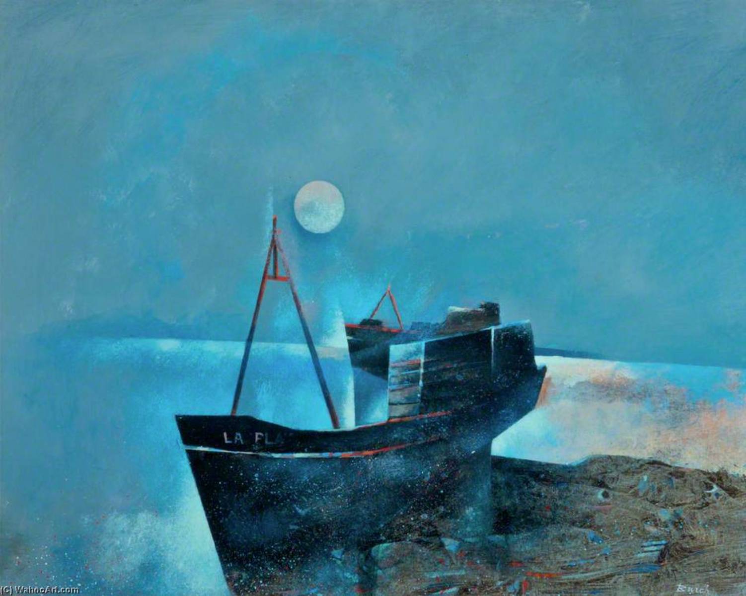 Wikioo.org - The Encyclopedia of Fine Arts - Painting, Artwork by Lawson Burch - Sardine Boats