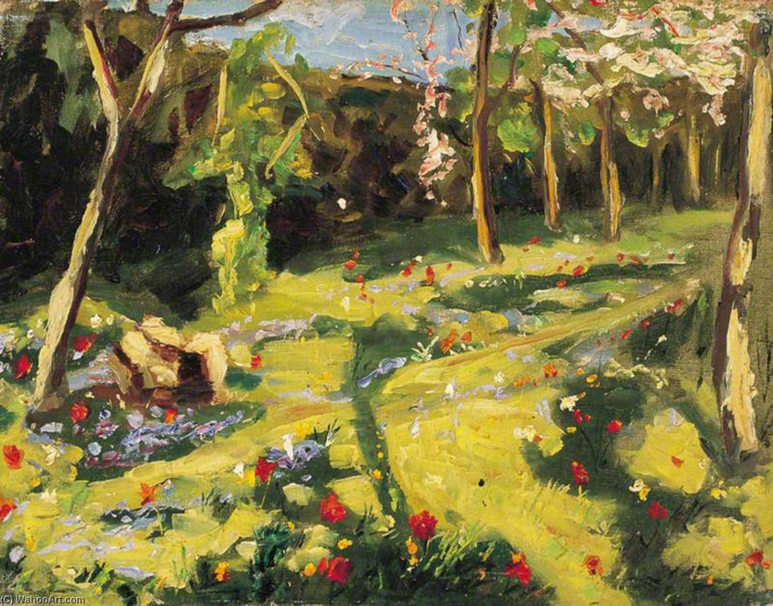 Wikioo.org - The Encyclopedia of Fine Arts - Painting, Artwork by Winston Spencer Churchill - A View at Cap Martin