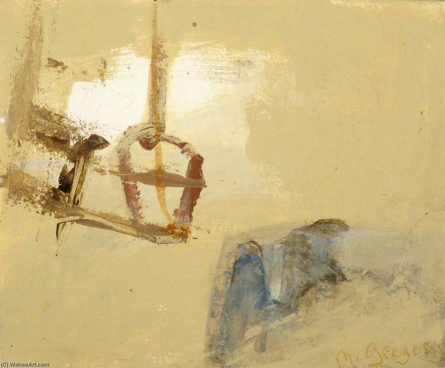 Wikioo.org - The Encyclopedia of Fine Arts - Painting, Artwork by Margaret Gregory - Homage to Joseph Beuys (panel 9 of 9)