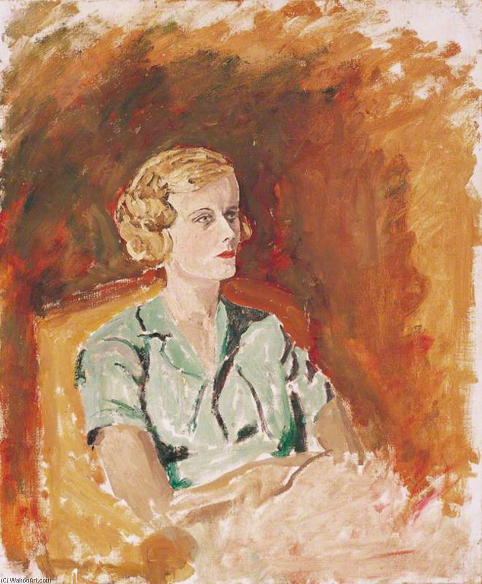 Wikioo.org - The Encyclopedia of Fine Arts - Painting, Artwork by Winston Spencer Churchill - Doris de Lavigne (1901–1942), Viscountess Castlerosse