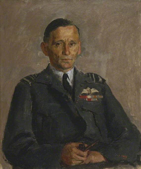 Wikioo.org - The Encyclopedia of Fine Arts - Painting, Artwork by Henry Marvell Carr - Air Chief Marshal Sir Arthur Tedder (1890–1967), GCB