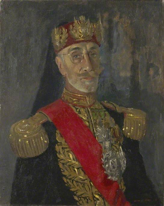 WikiOO.org - Enciclopedia of Fine Arts - Pictura, lucrări de artă Henry Marvell Carr - His Highness the Bey of Tunis