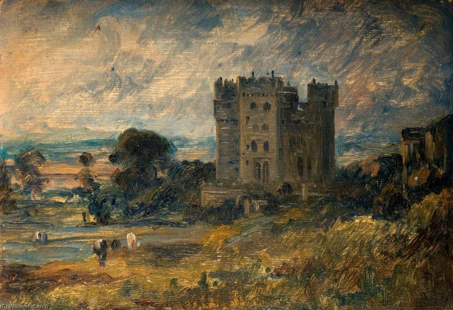 Wikioo.org - The Encyclopedia of Fine Arts - Painting, Artwork by Joseph Alfonso Toft - Hylton Castle, near Durham