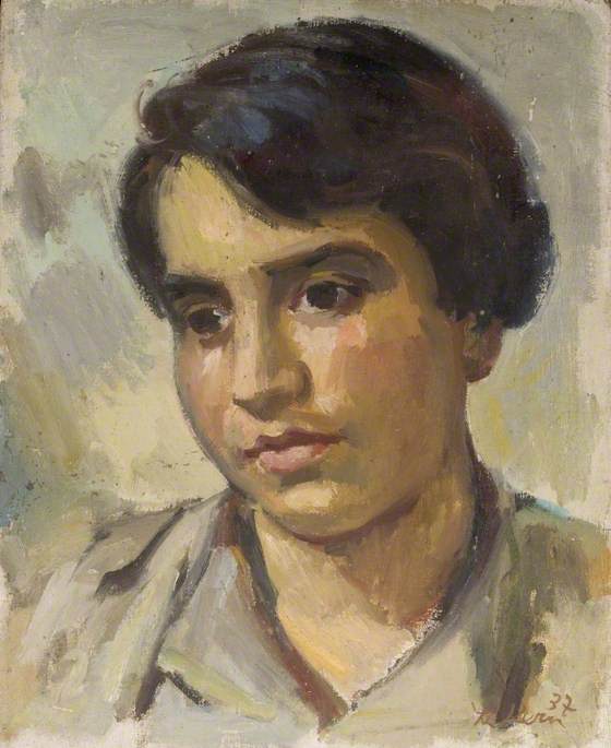 Wikioo.org - The Encyclopedia of Fine Arts - Painting, Artwork by Theodor Kern - Portrait of a Young Man