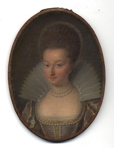 Wikioo.org - The Encyclopedia of Fine Arts - Painting, Artwork by Ribou Jean Marie - Portrait de Charlotte Catherine de La Trémoille, princesse de Condé