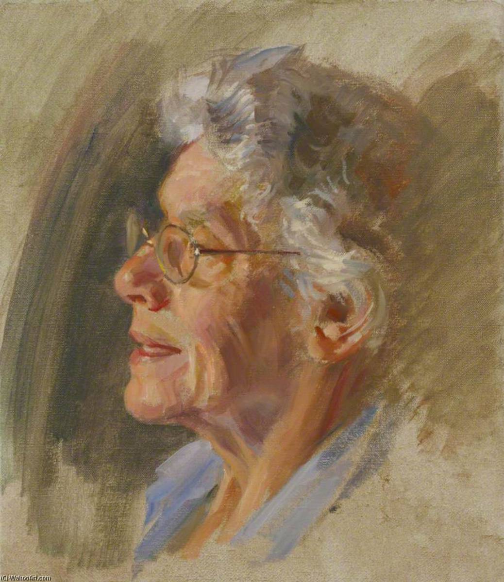 Wikioo.org - The Encyclopedia of Fine Arts - Painting, Artwork by June Mendoza - Chelsea Pensioners Marjorie Cole, Women's Royal Army Corps