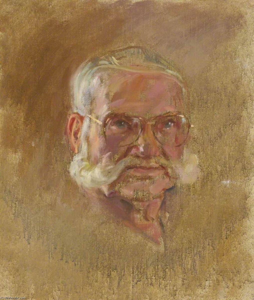 Wikioo.org - The Encyclopedia of Fine Arts - Painting, Artwork by June Mendoza - Chelsea Pensioners Alfred Birkinshaw Weston, 10th Royal Hussars