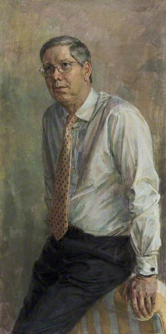 Wikioo.org - The Encyclopedia of Fine Arts - Painting, Artwork by June Mendoza - David Clementi (b.1949), Deputy Governor of the Bank of England (1998–2002)