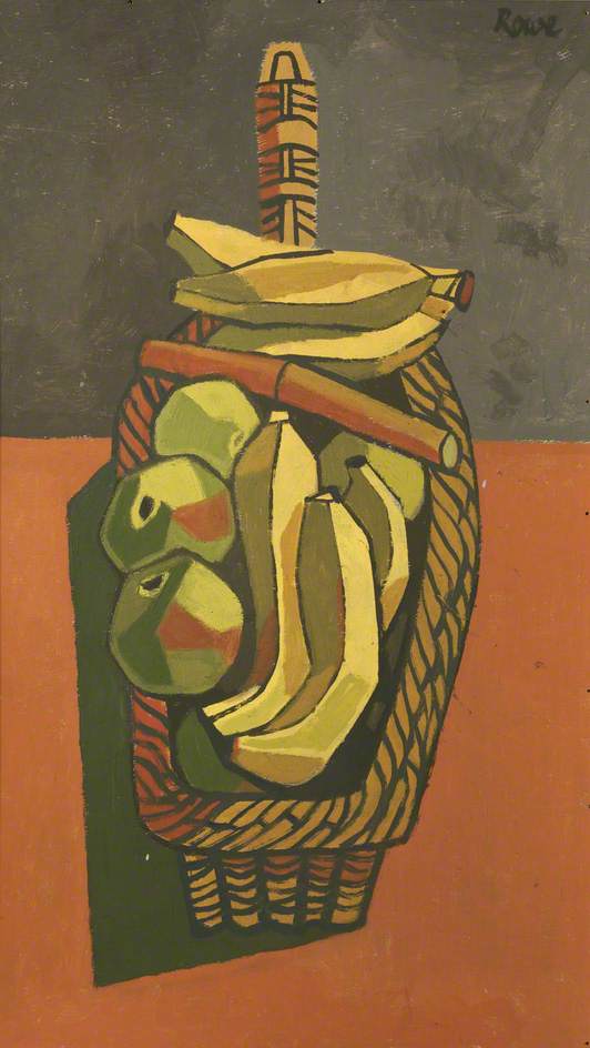 Wikioo.org - The Encyclopedia of Fine Arts - Painting, Artwork by Cliff Rowe - Fruit Basket