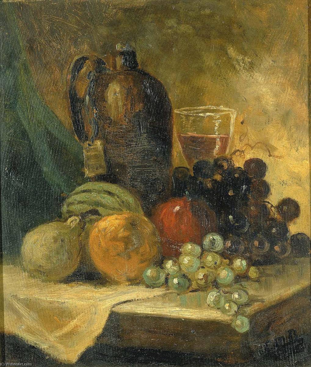 Wikioo.org - The Encyclopedia of Fine Arts - Painting, Artwork by Edward Mitchell Bannister - Still Life