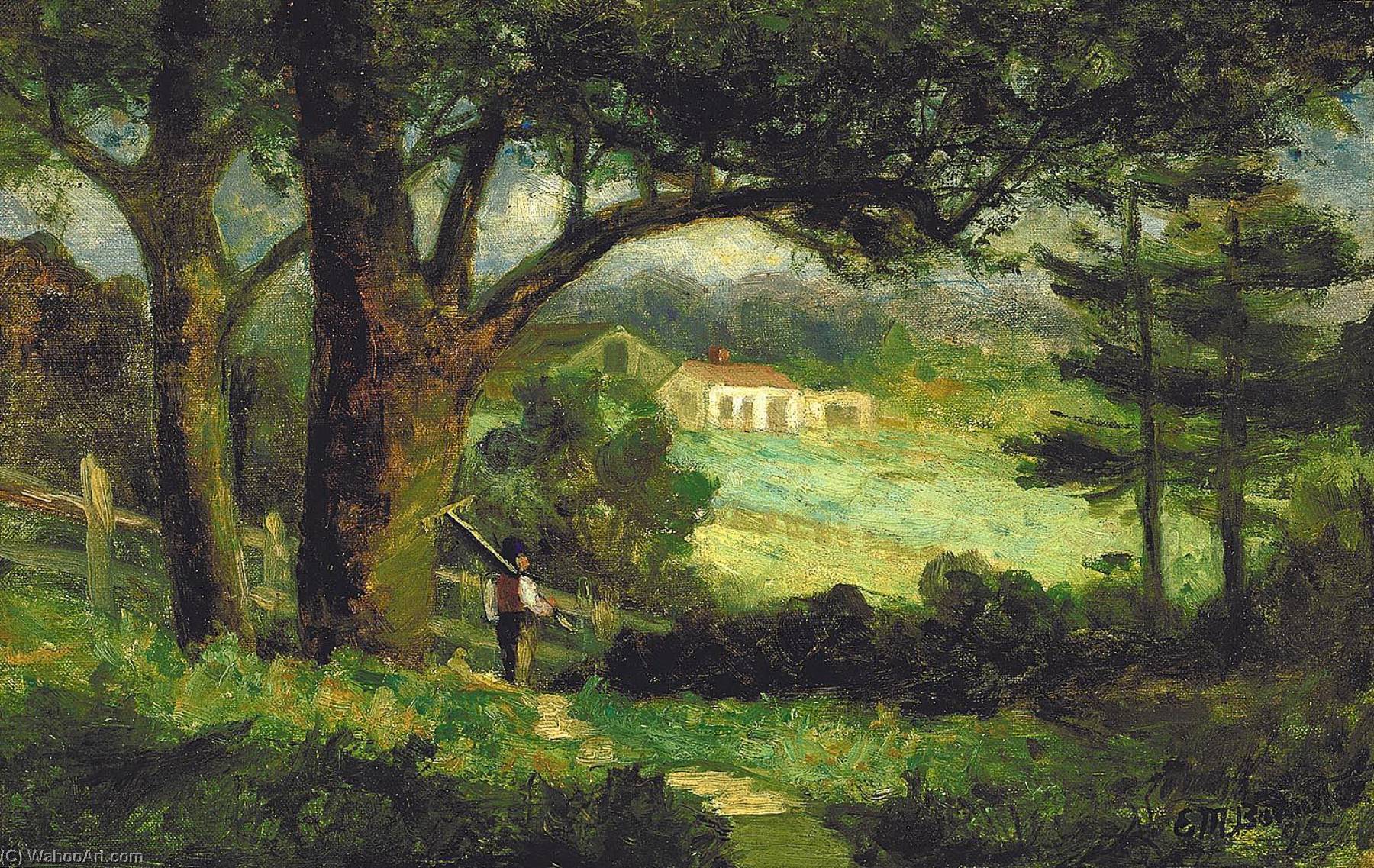 Wikioo.org - The Encyclopedia of Fine Arts - Painting, Artwork by Edward Mitchell Bannister - Homeward