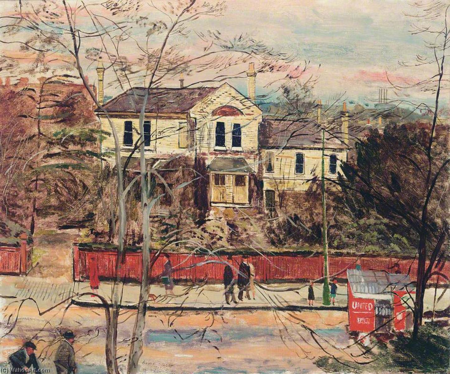 WikiOO.org - Εγκυκλοπαίδεια Καλών Τεχνών - Ζωγραφική, έργα τέχνης Carel Victor Morlais Weight - A Street in Putney