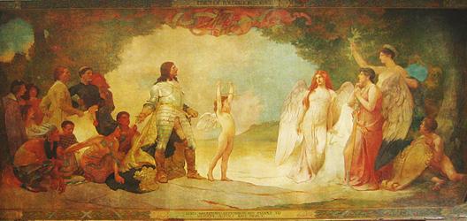 WikiOO.org - Encyclopedia of Fine Arts - Lukisan, Artwork Edwin Howlan - The Edict of Toleration of Lord Baltimore, (painting)