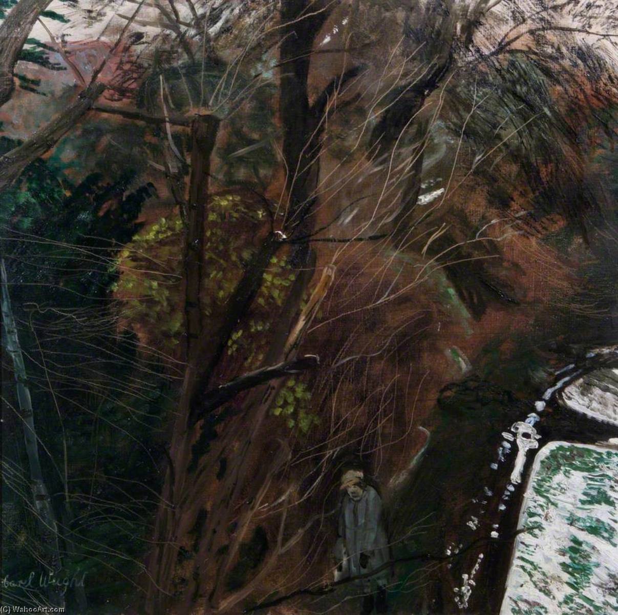 WikiOO.org - Encyclopedia of Fine Arts - Lukisan, Artwork Carel Victor Morlais Weight - Bitter Winter